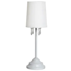 LT3018-WHT | All The Rages Inc Stylish White Table Lamp