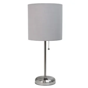 LT2024-GRY | All The Rages Inc LimeLights Grey Stick Lamp