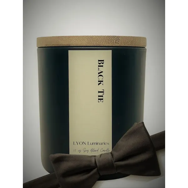 Lyon L-BT-1 Black Tie Luxury Soy Blend Candle