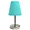 LT2013-BLU | All The Rages Inc Mini Table Lamp with Fabric