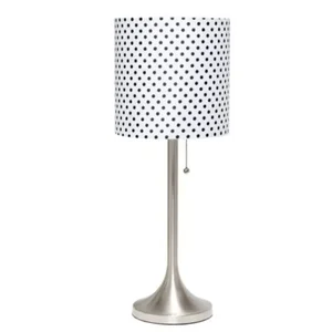 LT1076-BND | All The Rages Inc Brushed Nickel Table Lamp