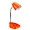 LD1002-ORG | All The Rages Inc Orange Gooseneck Desk Lamp