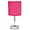LT2007-HPK | All The Rages Inc Hot Pink Chrome Mini Table