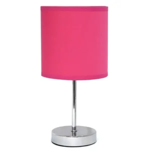 LT2007-HPK | All The Rages Inc Hot Pink Chrome Mini Table