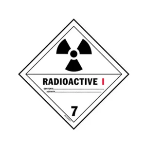 HML416 | International Plastics Inc Radiation Hazard Label