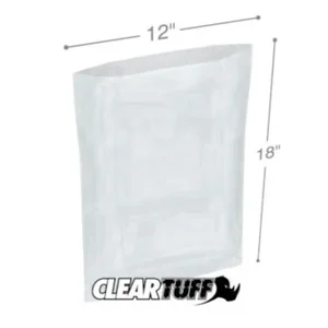 PBM1218 | International Plastics Inc Clear Flat Poly Bags