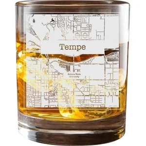 CTGTEAZ | College Town Glasses College Town City Map Glass