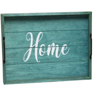 HG2000-BHW | All The Rages Inc Blue Wash Wooden Serving