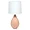 LT2003-PNK | All The Rages Inc Pink Stucco Ceramic Oval