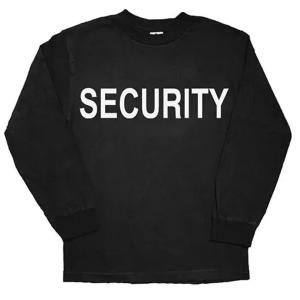 Fox 64-649 M Security Long Sleeve T-shirt Black Medium