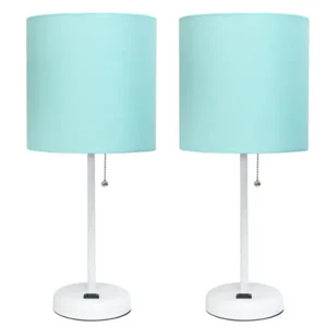 LC2001-AOW-2PK | All The Rages Inc LimeLights Aqua Fabric