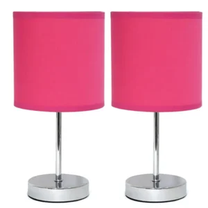LT2007-HPK-2PK | All The Rages Inc Hot Pink Mini Table Lamp