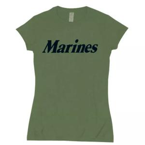 Fox 64-0941 L Women's Cotton Tee Marines - Olive Drab Large