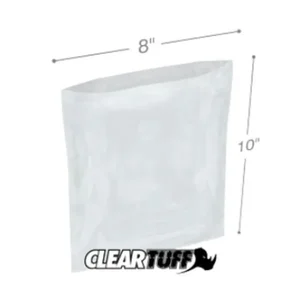 PB20810 | International Plastics Inc Clear Flat Poly Bags