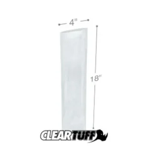 PB20418 | International Plastics Inc Clear Flat Poly Bags