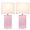 LC2000-BPK-2PK | All The Rages Inc Blush Pink Modern