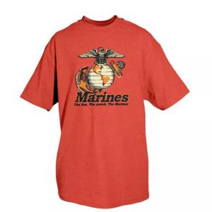 Fox 64-42 S Marines-the Few The Proud T-shirt Red Small