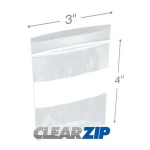 CZW20304 | International Plastics Inc Clear Zip Lock Top