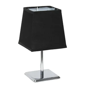 LT2062-BLK | All The Rages Inc Compact Chrome Table Lamp
