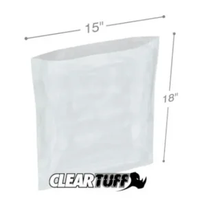 PB11518 | International Plastics Inc 15 x 18 1.25 Mil Flat