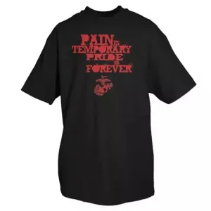 Fox 63-998 XXXL Marines-pain T-shirt, Black - 3xl