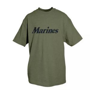 Fox 64-561 S Marines Olive Drab T Shirt- Small