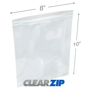 CZ20810 | International Plastics Inc 8 x 10 Inch Clear Lock