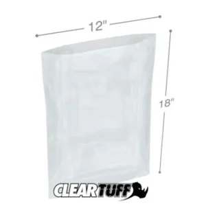PB01218 | International Plastics Inc Clear Flat Poly Bags