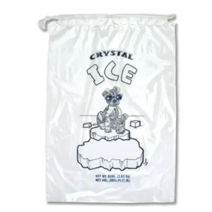 International Plastics Inc 8 lb Crystal Ice Drawstring Ice
