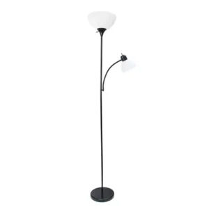 LF2000-BLK | All The Rages Inc Black Floor Lamp with