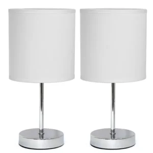 LT2007-WHT-2PK | All The Rages Inc Compact Chrome Table