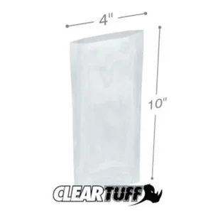 PB20410 | International Plastics Inc Clear Flat Poly Bags 4