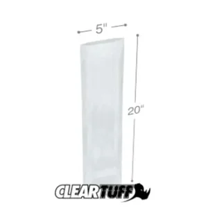 PB20520 | International Plastics Inc Clear Flat Poly Bags