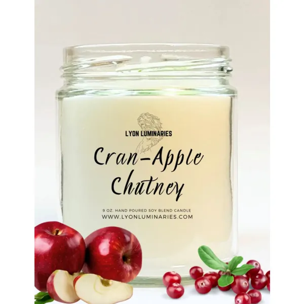 Lyon 9-CAC-1 Cran-apple Chutney Soy Blend Candle