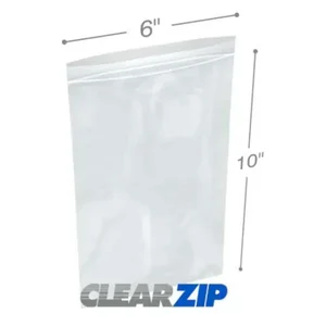 CZ20610 | International Plastics Inc Clearzip Lock Top Bags