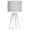 LT1069-WOW | All The Rages Inc Modern White Wood Table Lamp
