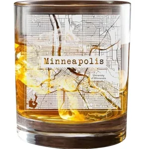 CTGMIMN | College Town Glasses City Map Rocks Glasses Set