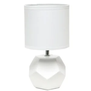 LT2065-WHT | All The Rages Inc Stylish Mini Table Lamp with