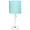 LT2024-AOW | All The Rages Inc Aqua Shade Stick Lamp with