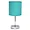 LT2007-BLU | All The Rages Inc Blue Fabric Shade Table Lamp