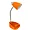 LD1056-ORG | All The Rages Inc Orange Gooseneck Desk Lamp