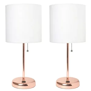 LC2002-RGD-2PK | All The Rages Inc Rose Gold USB Stick Lamp