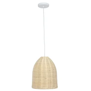 PT1007-NAT | All The Rages Inc Coastal Rattan Downlight