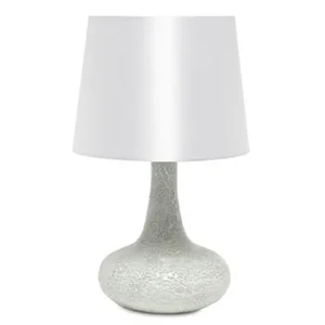 LT3039-WHT | All The Rages Inc Elegant Mosaic Glass Genie