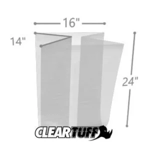 GBM161424 | International Plastics Inc Clear Gusseted Poly