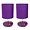 LT2005-PRP-2PK | All The Rages Inc Purple Stone Look Table