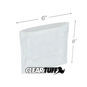 PB30606 | International Plastics Inc 6x6 Inch 3 Mil Flat