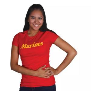 Fox 64-094 XL Women's Cotton Tee Marines - Red Xl