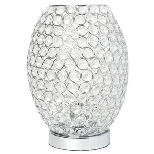 LT1064-CHR | All The Rages Inc Chrome Elipse Crystal