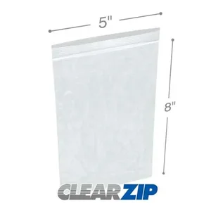 CZPP20508 | International Plastics Inc Clear Zipper Locking